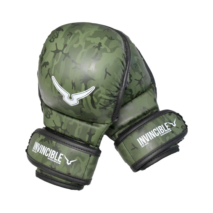 Invincible Commando MMA Sparring Gloves Quality PU Leather for Ultimate Performance in Mixed Martial Arts