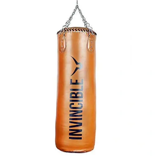 Invincible Pro Gear Leather Filled Boxing Bag