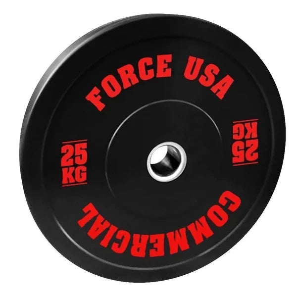 FORCE USA ULTIMATE TRAINING BUMPER PLATE -25KG -BLACK
