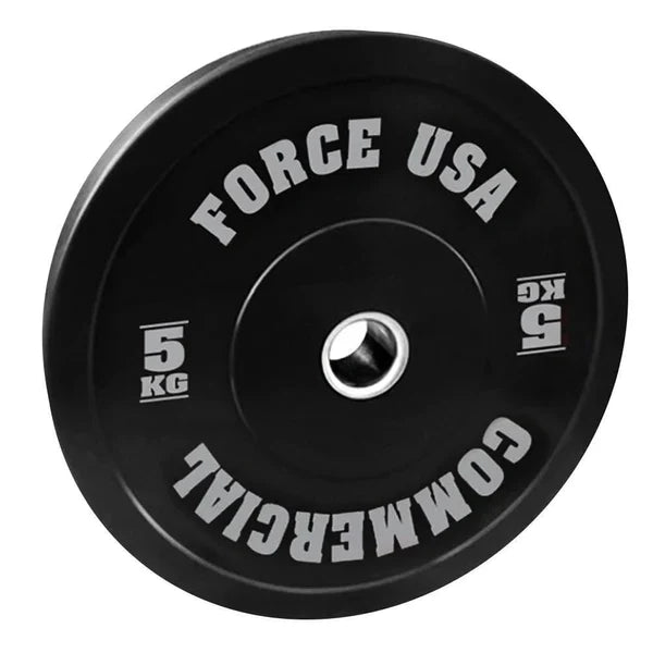 FORCE USA ULTIMATE TRAINING BUMPER PLATE -5KG -BLACK