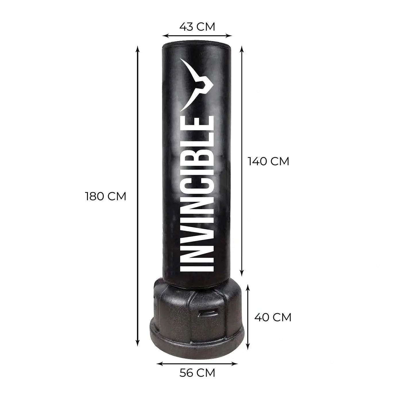 Invincible Standing Kick Boxing / Punching Bag