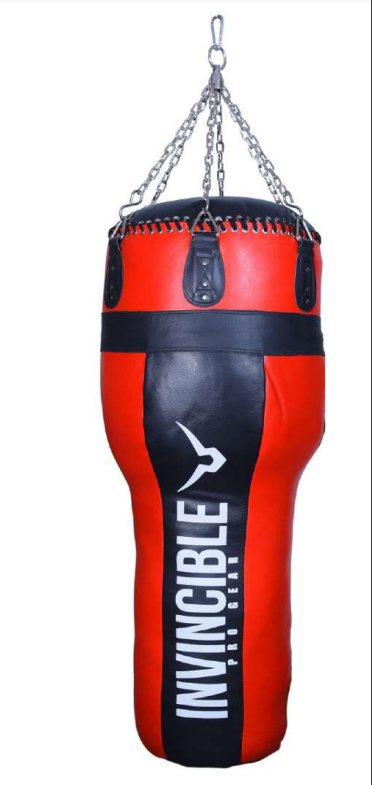 INVINCIBLE HEAVY DUTY LEATHER ANGLE BAG (Punching Bag)