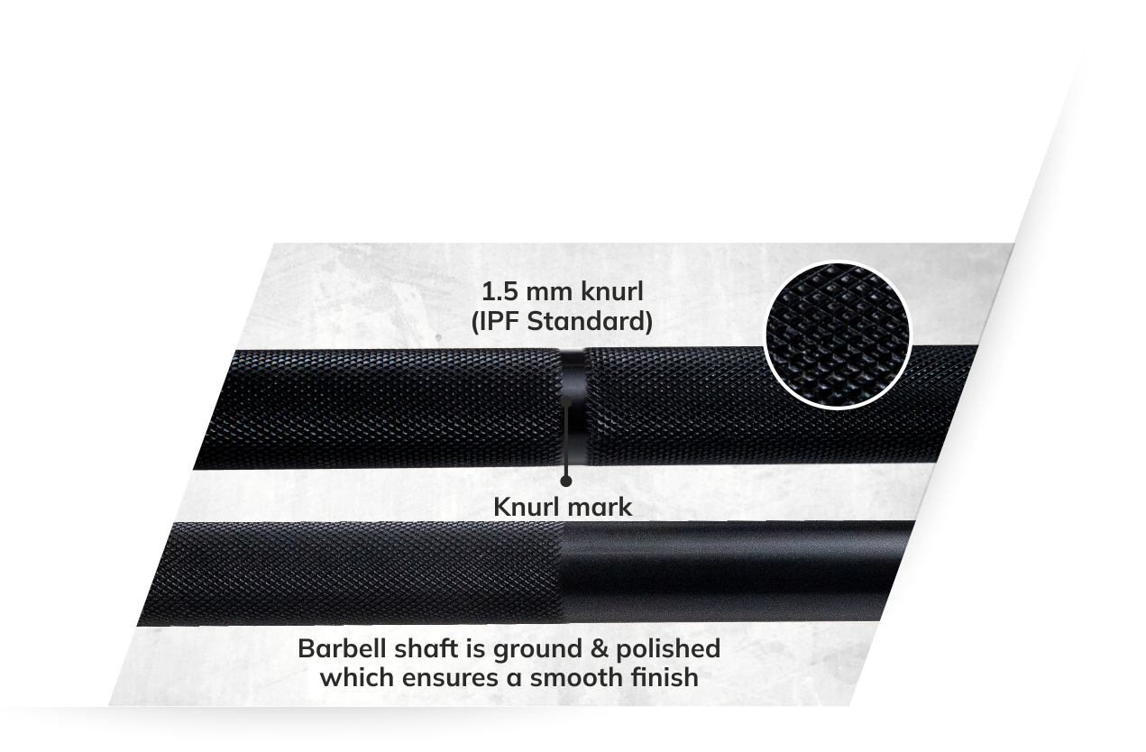 Aerofit BLACK BEAST 2.0 Powerlifting Barbell