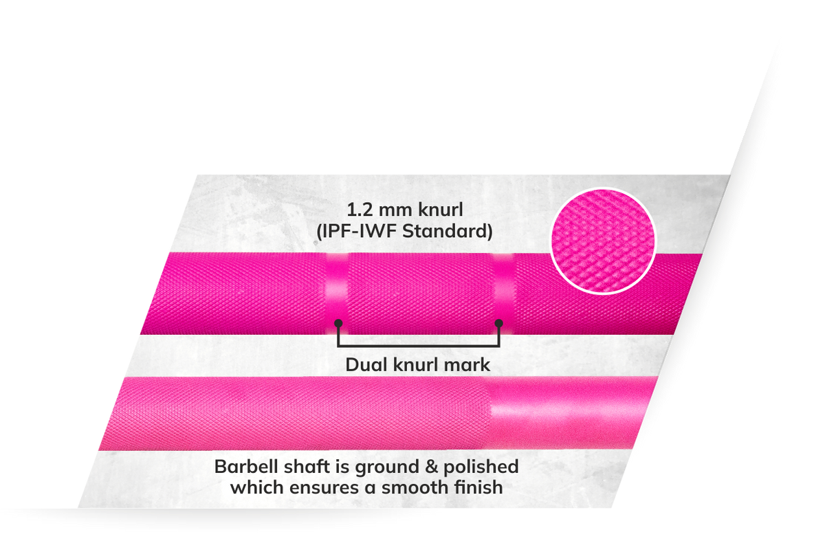 Aerofit PINK ROCK Women's Multi Purpose Barbell