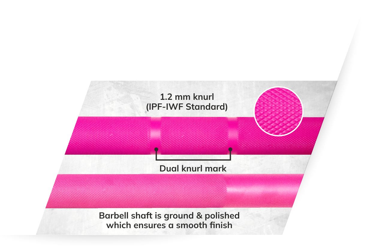 Aerofit PINK ROCK Women's Multi Purpose Barbell