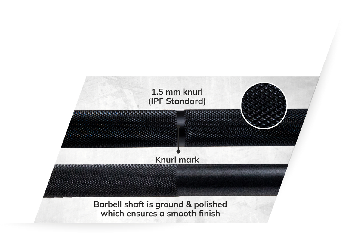 Aerofit BLACK BEAST 1.0 Powerlifting Barbell