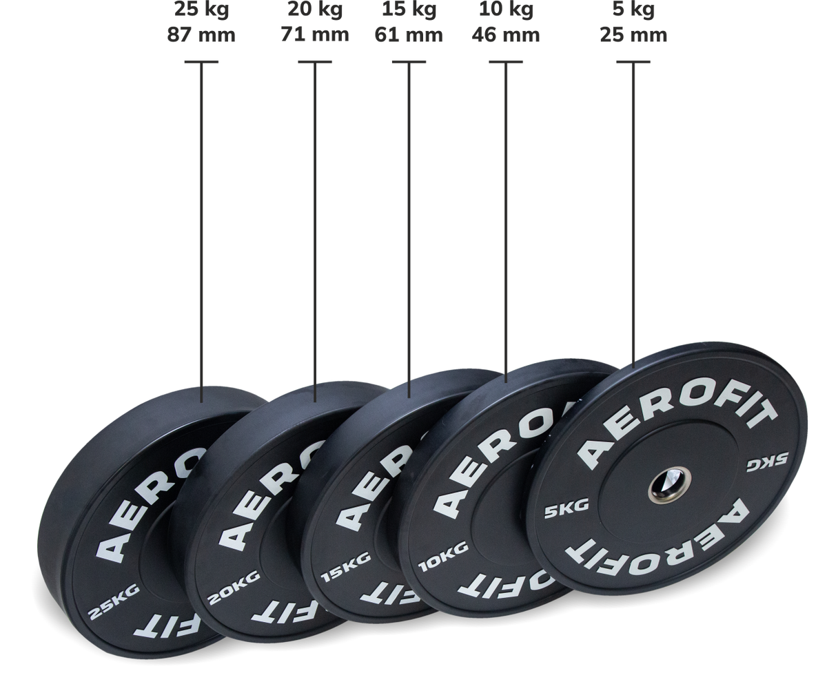 Aerofit RUBBER BUMPER BLACK PLATES