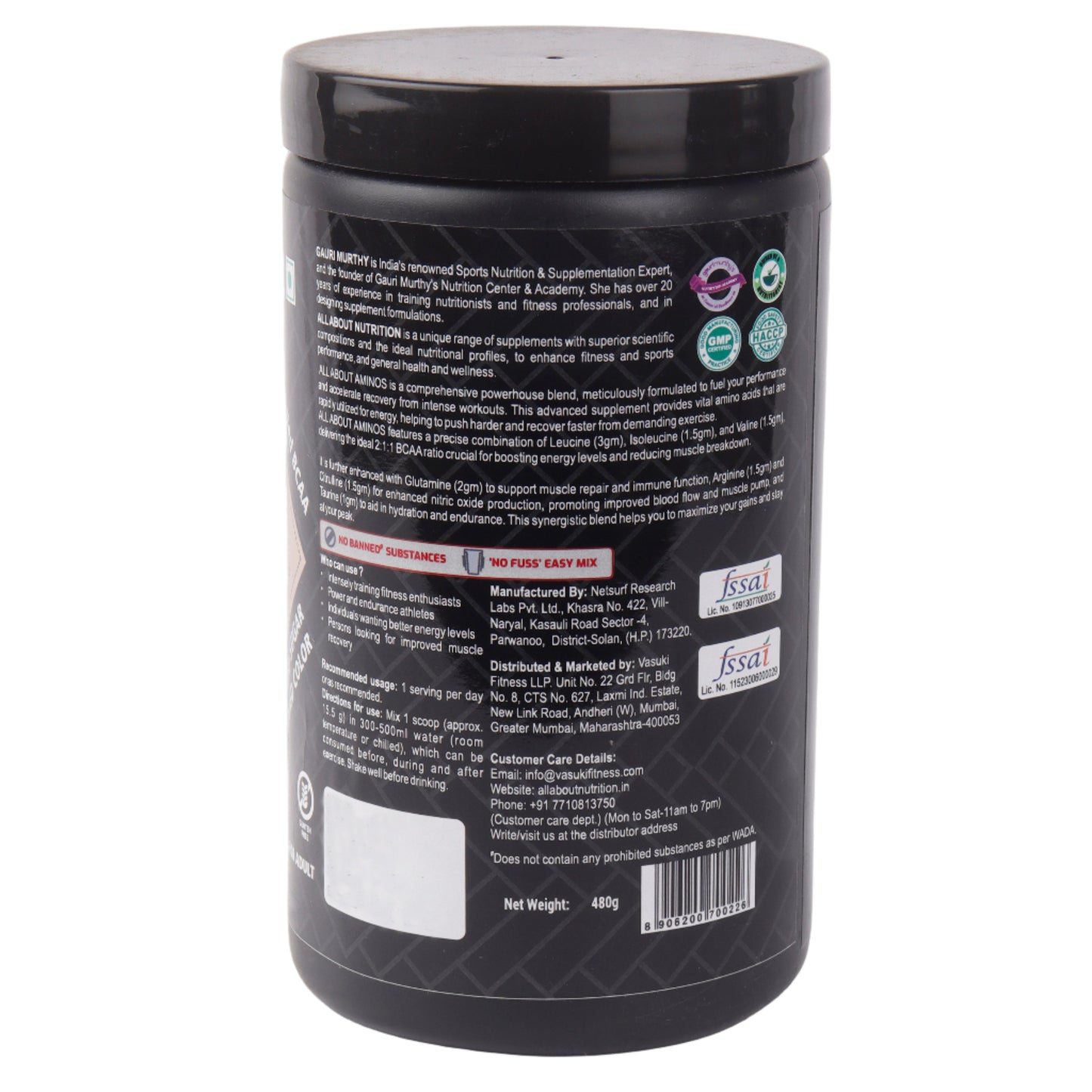 𝗔𝗟𝗟 𝗔𝗕𝗢𝗨𝗧 𝗔𝗠𝗜𝗡𝗢𝗦: 𝗕𝗖𝗔𝗔 𝘄𝗶𝘁𝗵 𝗮𝗱𝗱𝗲𝗱 𝗔𝗿𝗴𝗶𝗻𝗶𝗻𝗲, 𝗖𝗶𝘁𝗿𝘂𝗹𝗹𝗶𝗻𝗲, 𝗚𝗹𝘂𝘁𝗮𝗺𝗶𝗻𝗲 𝗮𝗻𝗱 𝗧𝗮𝘂𝗿𝗶𝗻𝗲