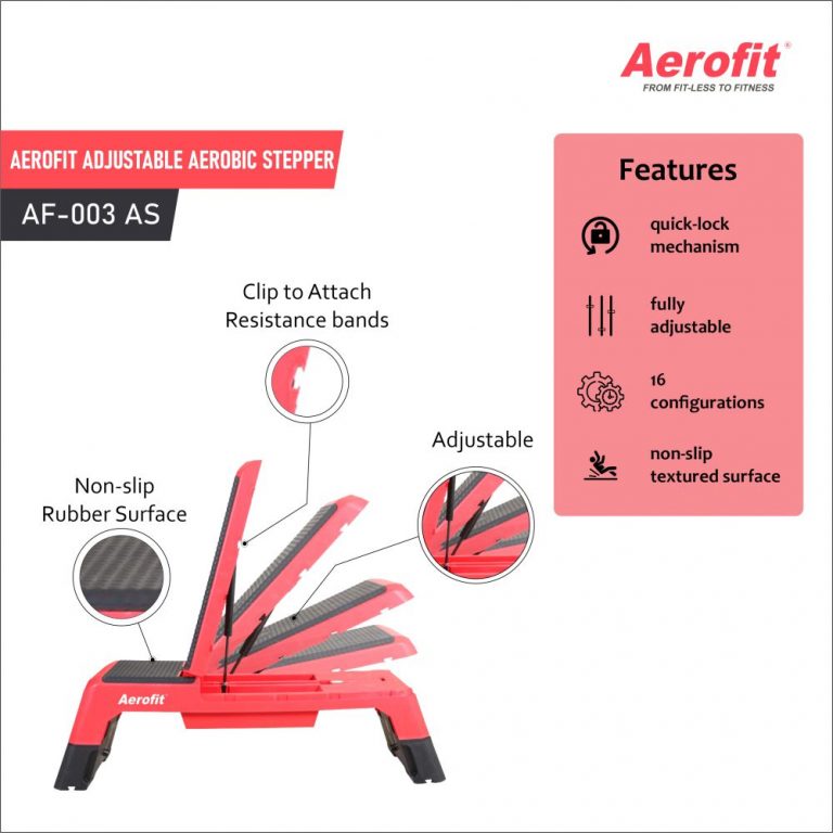 AF-003AS Adjustable Aerobic Stepper