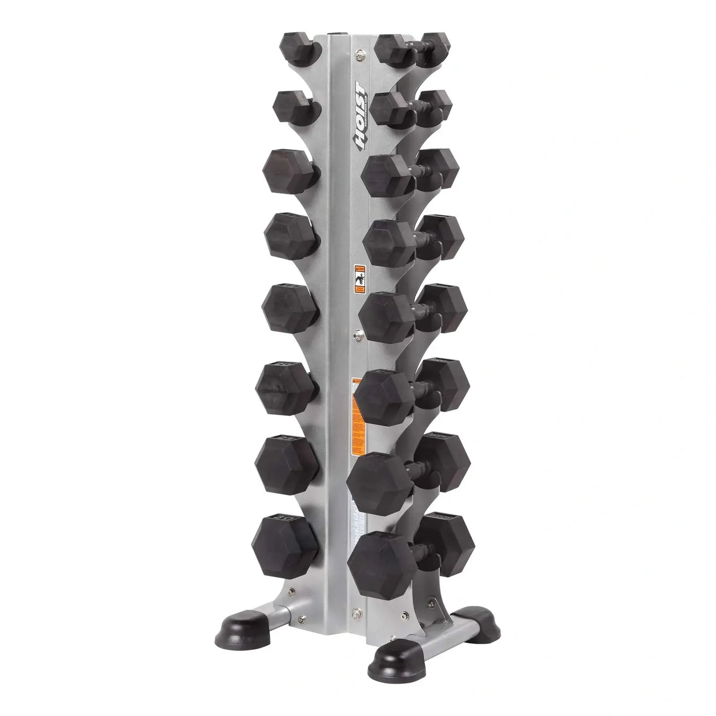 8 Pair Vertical Hex Dumbbell Rack (Dumbbells Not Included)