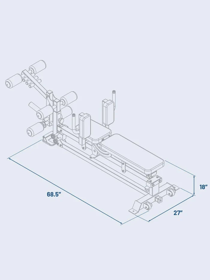 FORCE USA C10 SLIDING BENCH