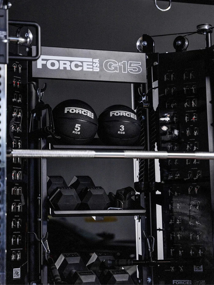 FORCE USA G10 & G15 SHELVES + TV MOUNT
