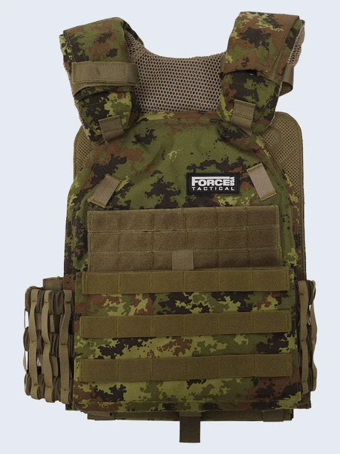 FORCE USA TACTICAL TRAINING VEST (CAMOUFLAGE)