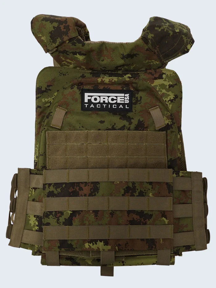 FORCE USA TACTICAL TRAINING VEST (CAMOUFLAGE)