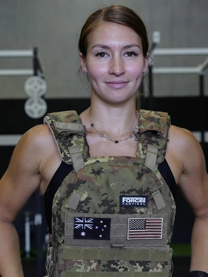 FORCE USA TACTICAL TRAINING VEST (CAMOUFLAGE)