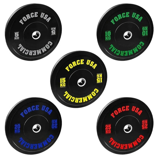 FORCE USA ULTIMATE TRAINING BUMPER PLATE -5KG -BLACK