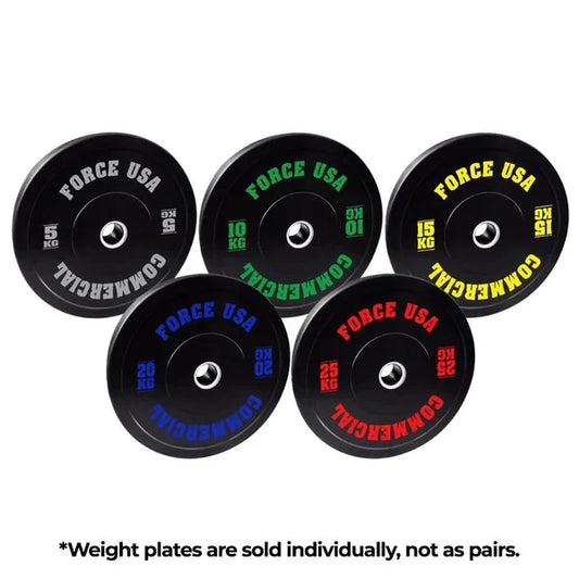 FORCE USA ULTIMATE TRAINING BUMPER PLATE -20KG -BLACK