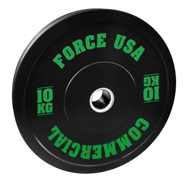 FORCE USA ULTIMATE TRAINING BUMPER PLATE -10KG -BLACK
