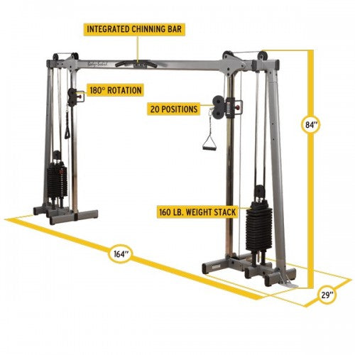 Body-Solid Deluxe Cable Crossover (GDCC250)