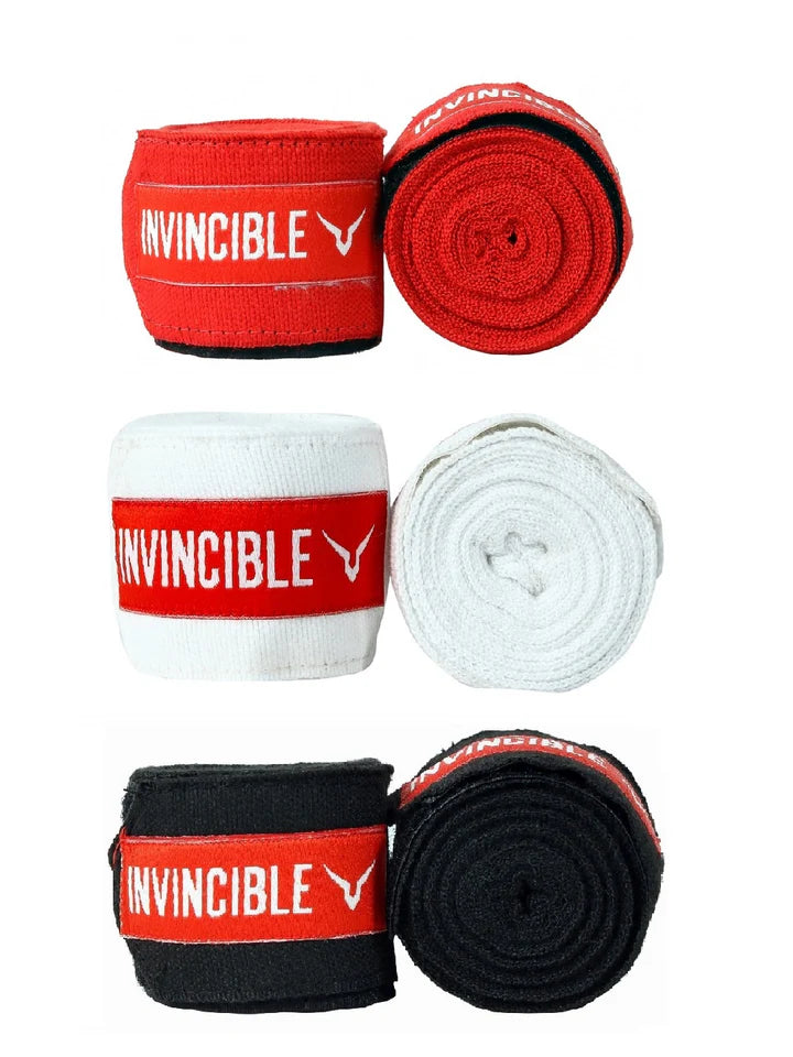 Invincible Classic Hand Wraps Pack of 3