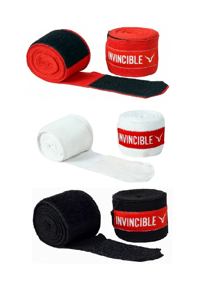 Invincible Classic Hand Wraps Pack of 3