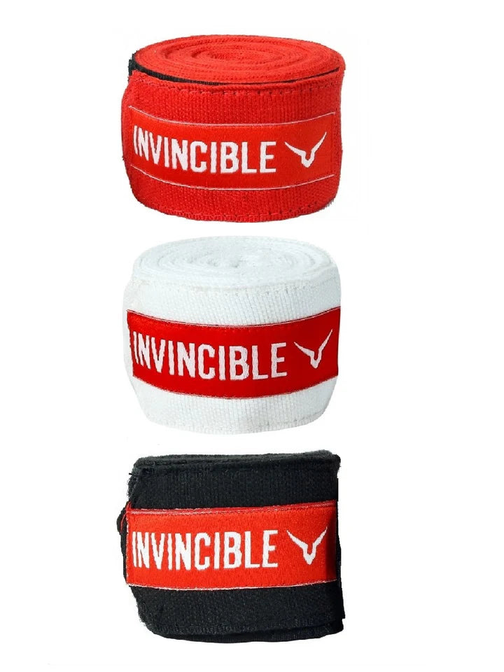 Invincible Classic Hand Wraps Pack of 3