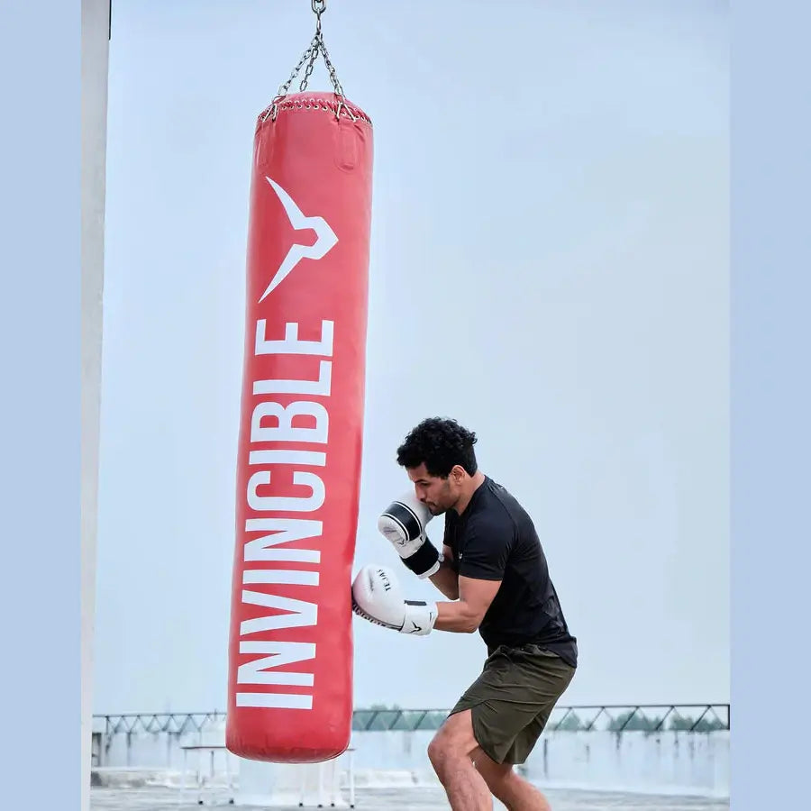 Invincible Classic Filled Vinyl Never Tear Boxing Bag