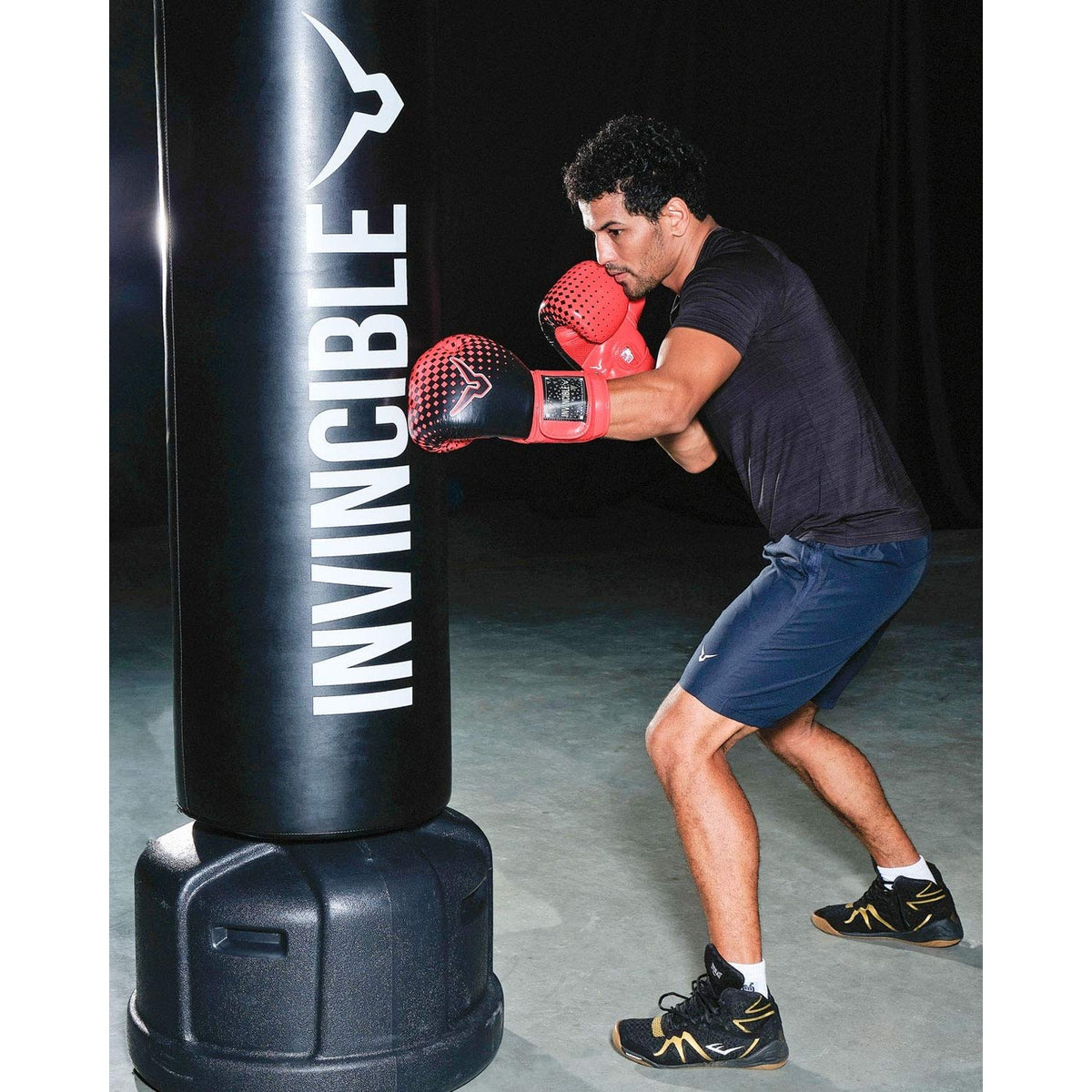 Invincible Standing Kick Boxing Bag