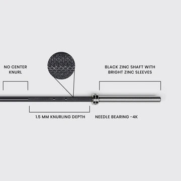 Powerlifting Training Bar - 20kgs