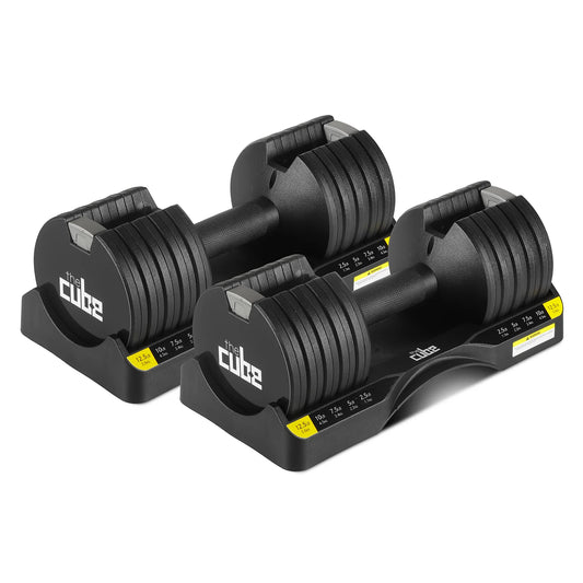 Adjustable Powerbells PRO - 2.5 - 12.5 Lbs (1.1 - 5.6 Kg) - Pair