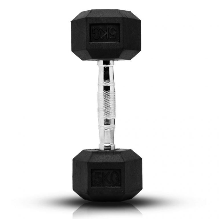 Aerofit Rubber Head Hex Dumbbells