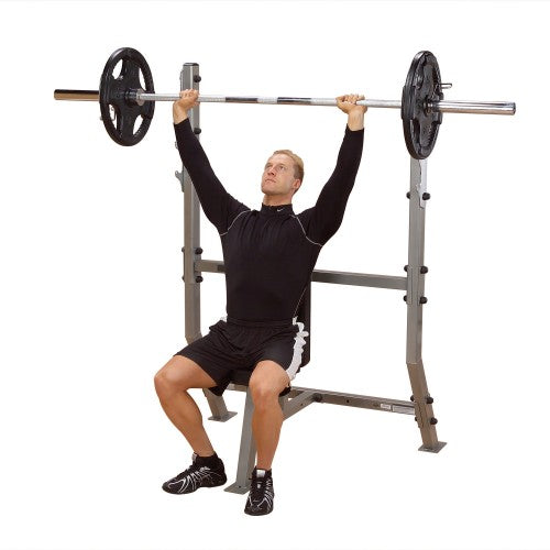 Body-Solid Full Commercial Olympic Shoulder Press Bench (SPB368G)