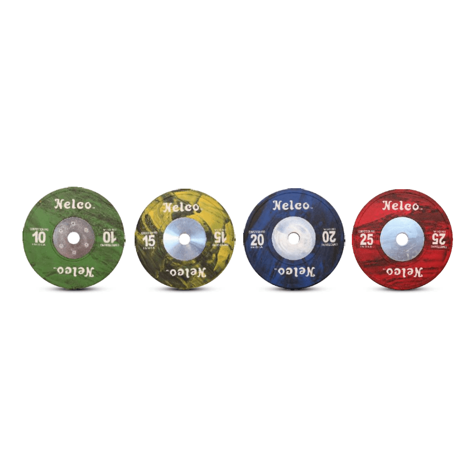 PRO FUSION COLOUR TRAINING BARBELL PLATES