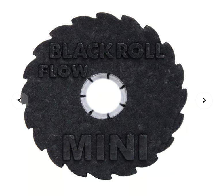 Blackroll Mini Flow Saw blade surface: activating massage for feet & arms