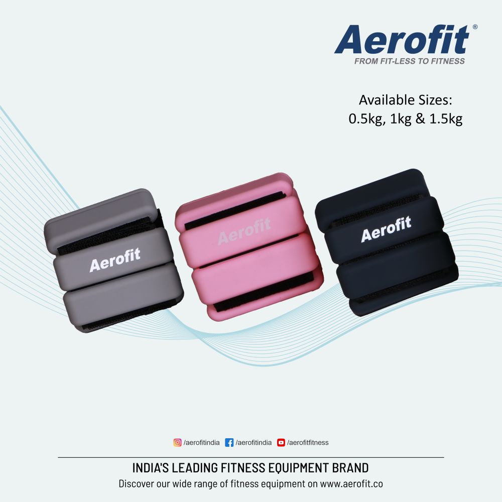 Aerofit Silicon Adjustable Ankle Weights (Pair)