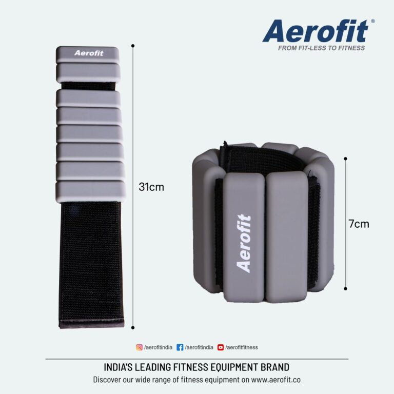 Aerofit Silicon Adjustable Ankle Weights (Pair)