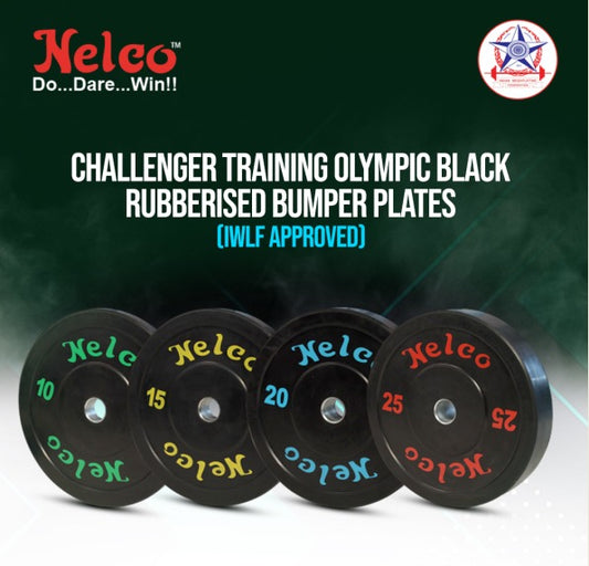 CHALLENGER BLACK TRAINING BUMPER PLATES