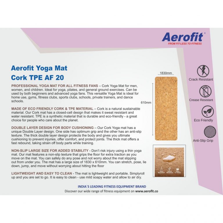 AF 20 Yoga Mat TPE Cork