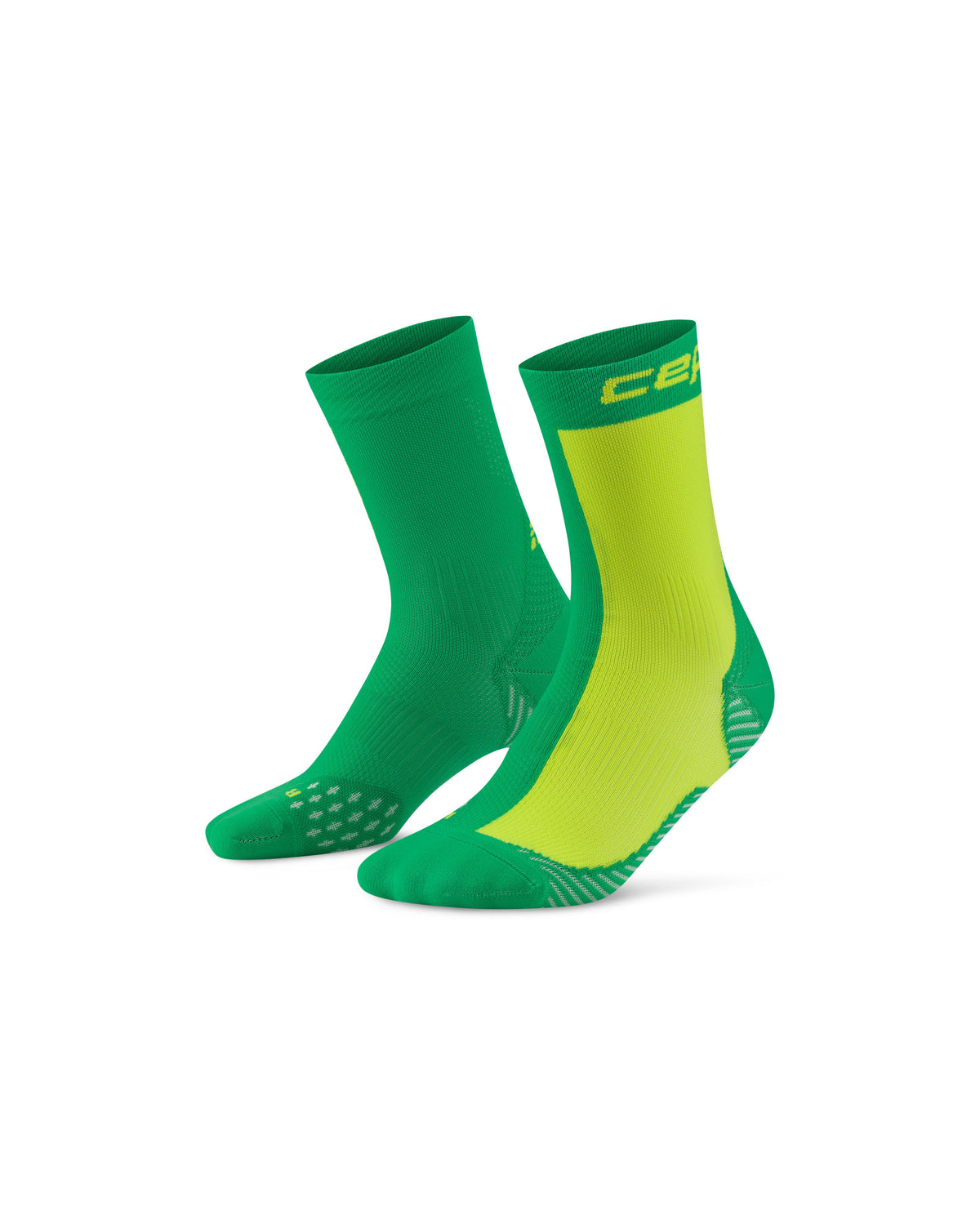 CEP RUN EDITION HALF & HALF MID-CUT SOCKS