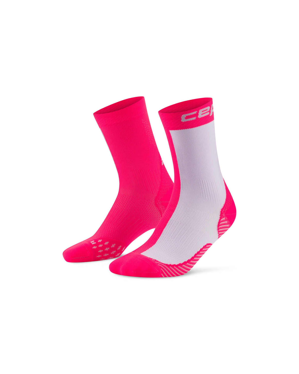 CEP RUN EDITION HALF & HALF MID-CUT SOCKS
