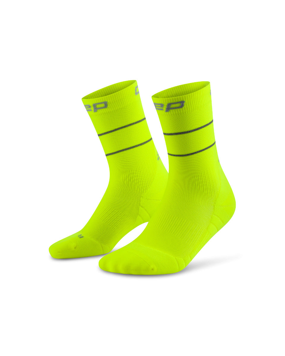 CEP PRO RUN REFLECTIVE MID-CUT SOCKS