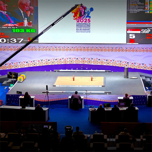 Competition Performance Weightlifting Stage