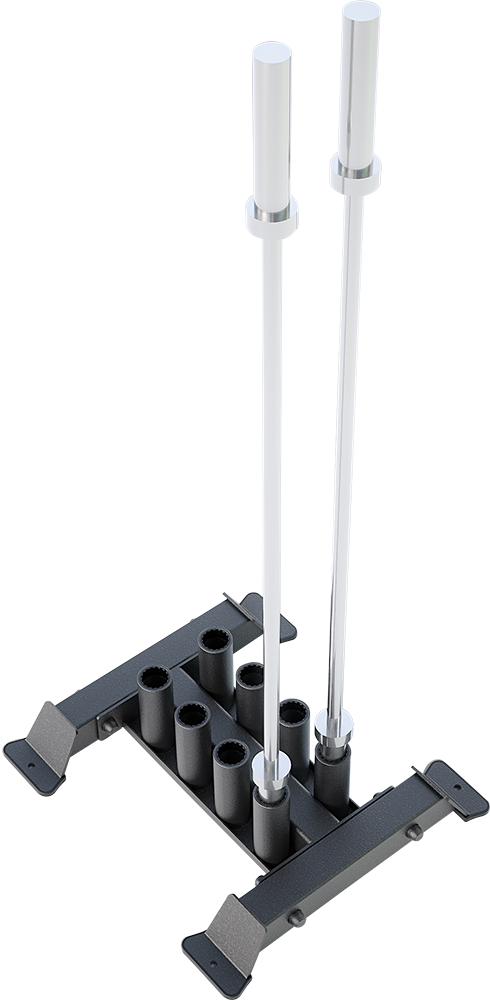 Coscofitness CU 6236B 8 Barbell Storage Base