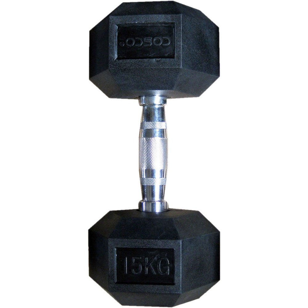 Cosco Hexa Dumbbell Rubber