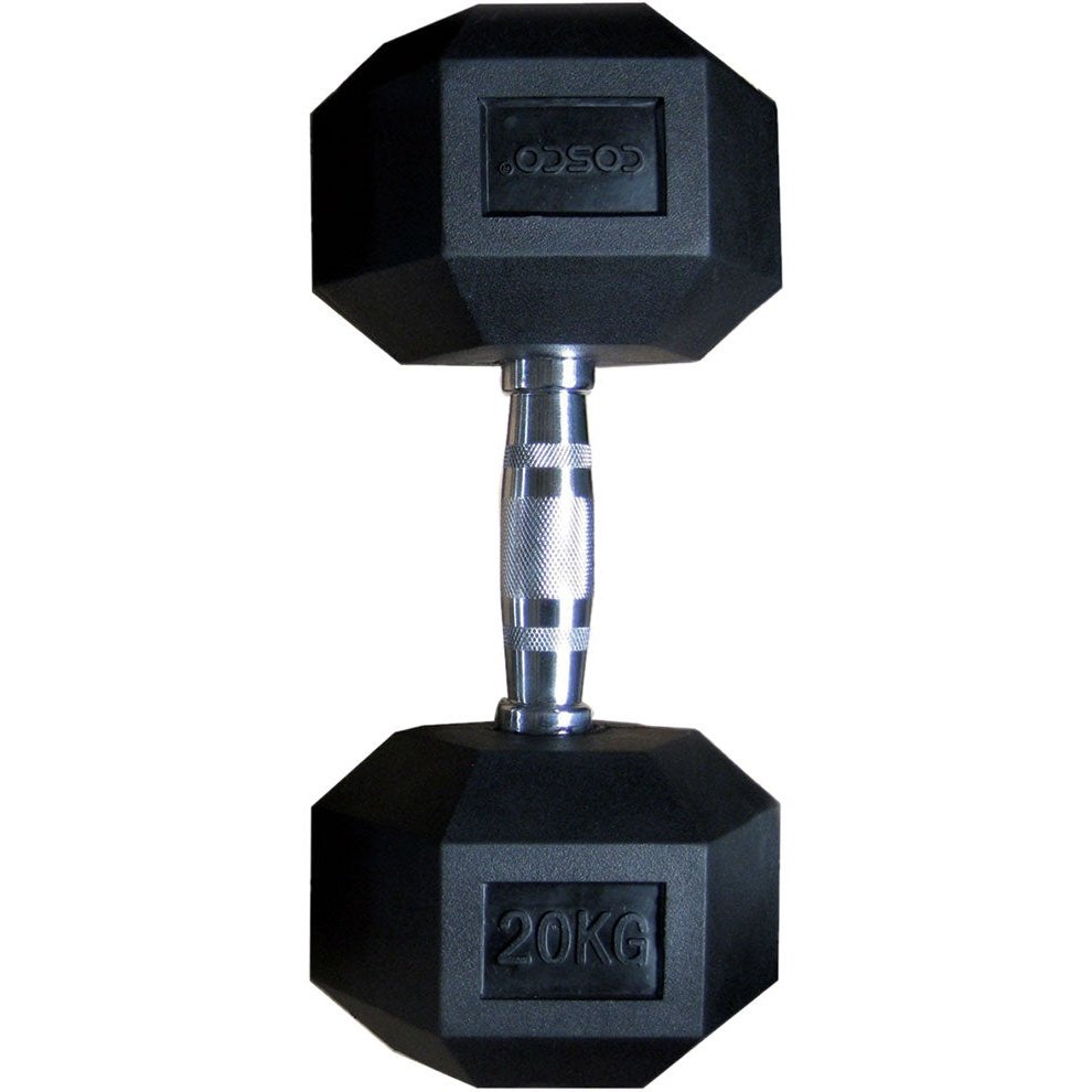 Cosco Hexa Dumbbell Rubber