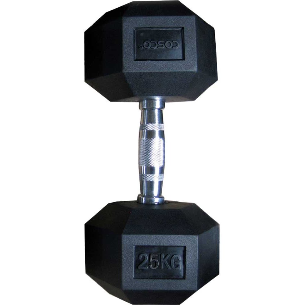 Cosco Hexagonal Rubber Dumbbells