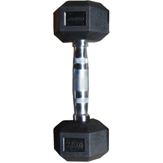 Cosco Hexagonal Rubber Dumbbells