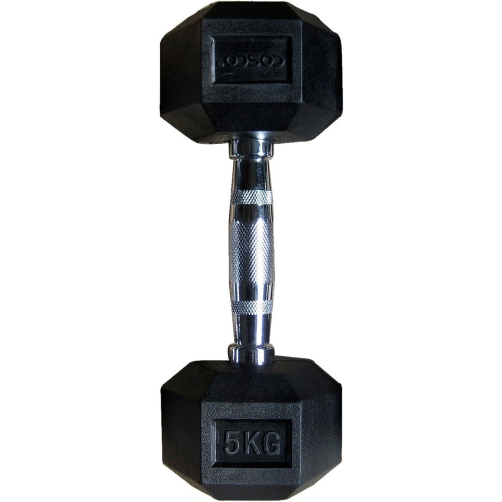 Cosco Hexa Dumbbell Rubber