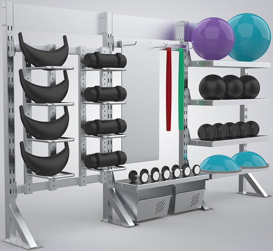 Coscofitness CE 6245 Triple Storage Rack
