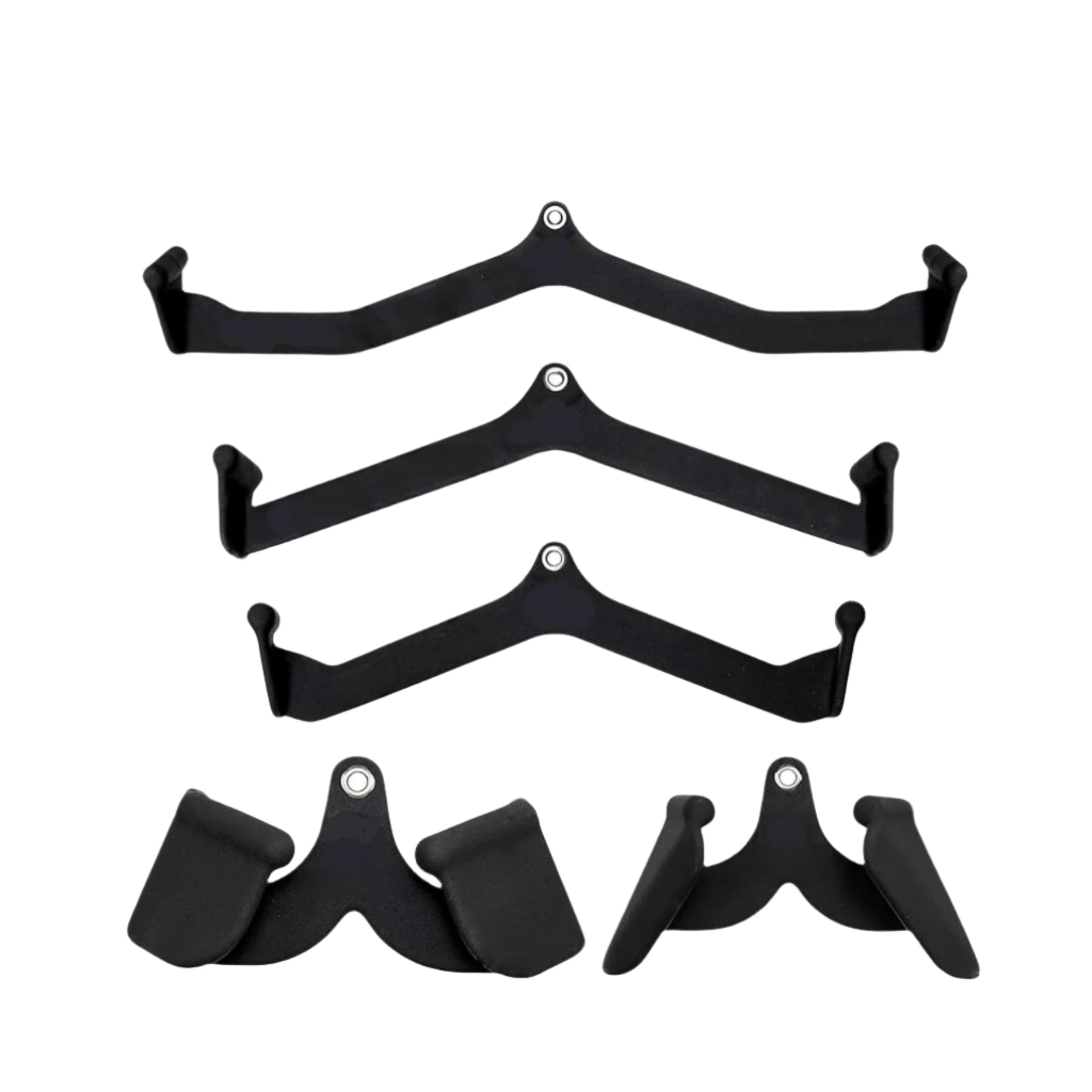 Black Cable Handles attachment set (5 handles) 